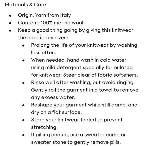 Aritzia Seek Sweater 100% Merino Wool - Picture 9 of 11